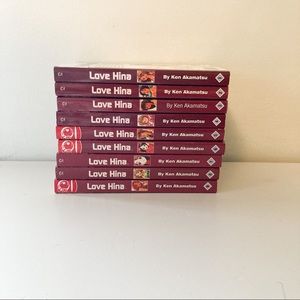 Love Hina manga volumes 1-9